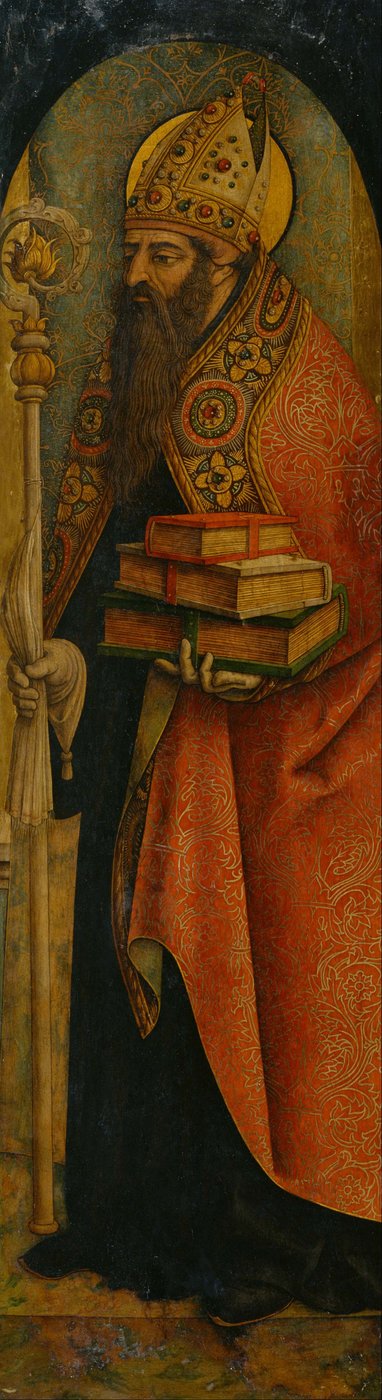 聖アウグスティヌス von Carlo Crivelli