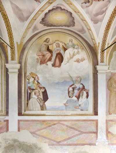Krönung der Jungfrau (Fresko) von Carlo Innocenzo Carloni