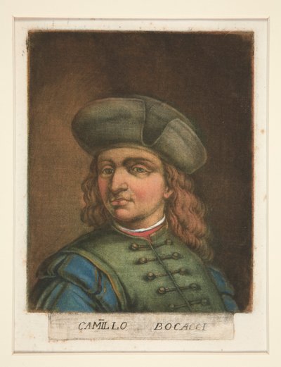 Camillo Bocacci, aus Ritratti di pittori (Porträts von Malern) von Carlo Lasinio