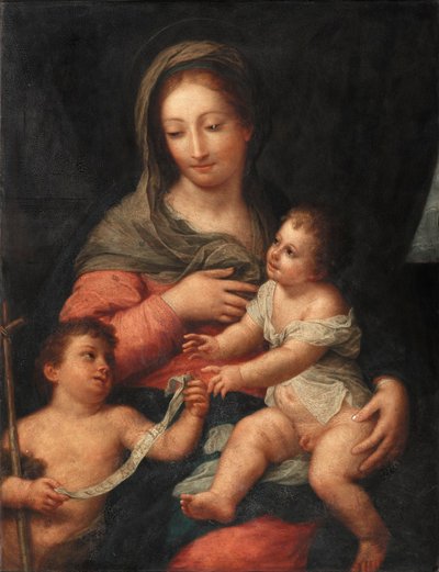Madonna und Kind mit dem jungen Johannes dem Täufer von Carlo Maratta