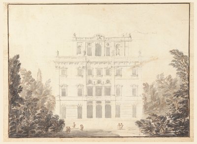 Entwurf für ein Casino in einem Park von Carlo Marchionni