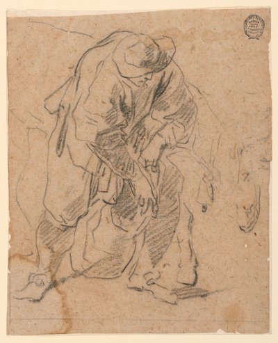 Bauer mit Tasche, 1728–78 von Carlo Marchionni