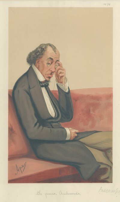 Benjamin Disraeli, der Earl of Beaconsfield von Carlo Pellegrini