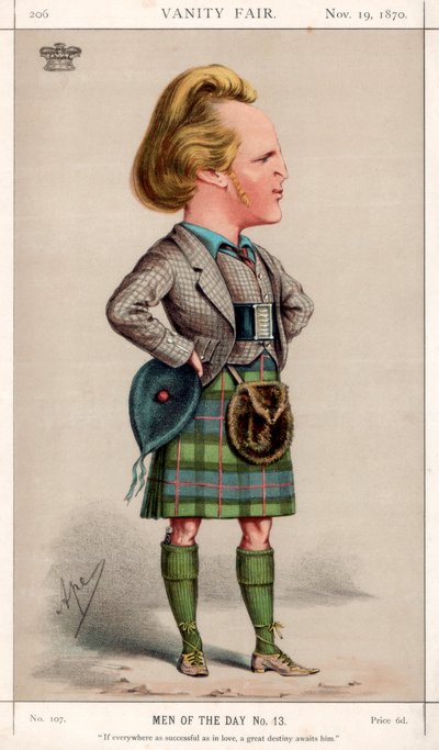 Wenn überall so erfolgreich wie in der Liebe, erwartet ihn ein großes Schicksal, 1870 von Carlo Pellegrini
