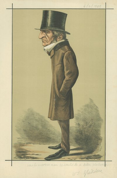 Herr William Ewart Gladstone von Carlo Pellegrini