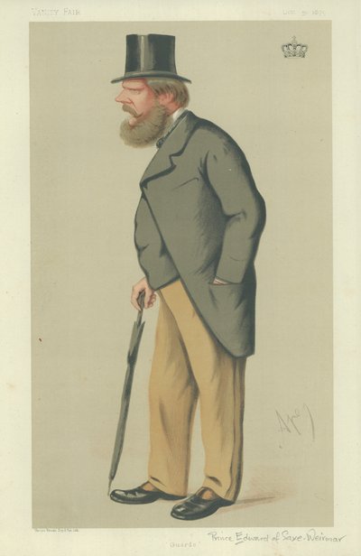 Prinz Edward von Sachsen-Weimar von Carlo Pellegrini