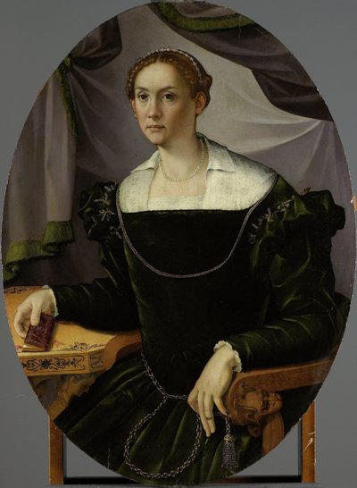 Porträt einer Frau von Carlo Portelli (attributed to)