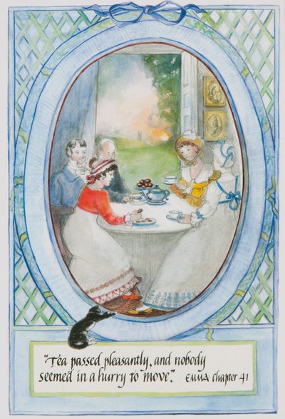 Der Tee verlief angenehm, und niemand schien es eilig zu haben, sich zu bewegen, 2010 von Caroline Hervey Bathurst