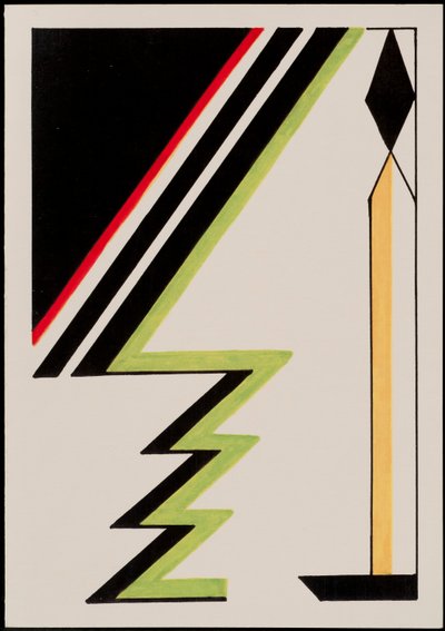 Deco-Kerze mit Weihnachtsbaum, 2010 von Carolyn Hubbard Ford