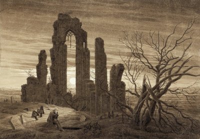 Winter, Nacht, Alter und Tod von Caspar David Friedrich