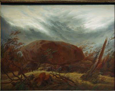 Hünengrab im Herbst von Caspar David Friedrich