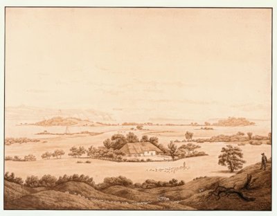 Rügenlandschaft mit Schäfer von Caspar David Friedrich