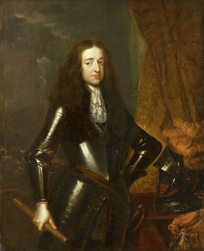 Porträt von Willem III (1650-1702), Prinz von Oranien und seit 1689 König von England von Caspar Netscher