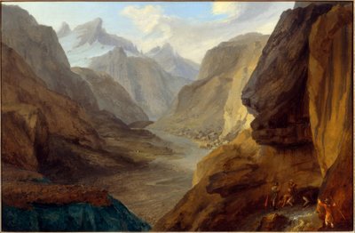 Hohes Tal mit Blick auf den Griessenfirn von Caspar Wolf