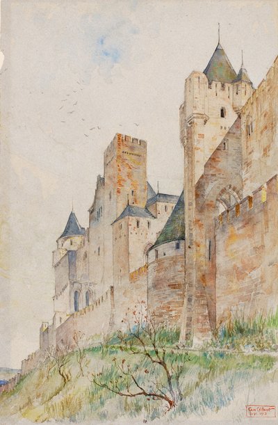 Wehrmauern von Carcassonne, Frankreich von Cass Gilbert