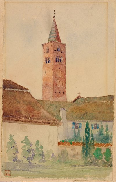 Kirchturm, Italien von Cass Gilbert