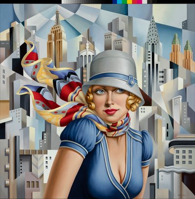Sommer in der Stadt, 2015 von Catherine Abel