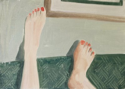 28.04.20 Sie war am Telefon, 2020 von Cathy Lomax