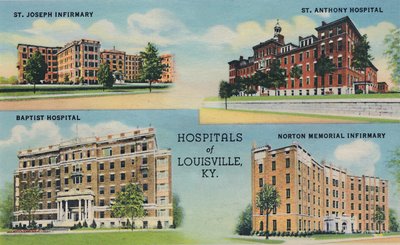 Krankenhäuser von Louisville, KY., 1942 von Caufield and Shook