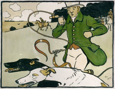 Alte englische Sportarten und Spiele: Hetzjagd von Cecil Charles Windsor Aldin