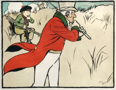 Alte englische Sportarten und Spiele: Golf von Cecil Charles Windsor Aldin