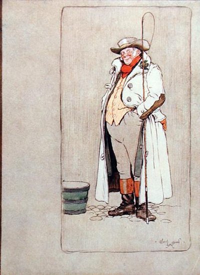 Der Kutscher, Illustration aus 