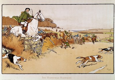 Aquarell von Cecil Aldin von Cecil Charles Windsor Aldin