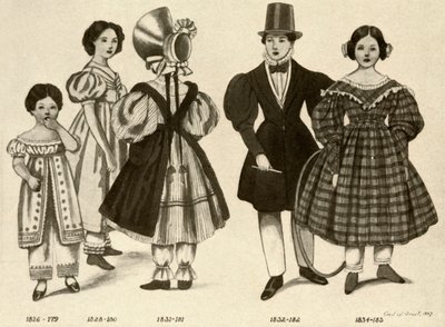 Kinderkleidung von 1820-1840 von Cecil W. Trout