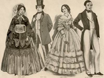 Kleidung von 1850-1856, 1907, 1937 von Cecil W. Trout