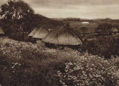 Mexiko: Cihuapam, Chozas de obreros von Cecile Seler Sachs