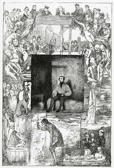 Der letzte Tag des Sträflings, 19. Jahrhundert von Celestin Francois Nanteuil