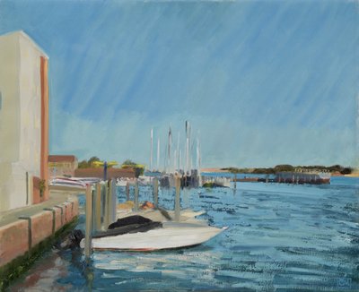 Werft an der Lagune von Celia Montague