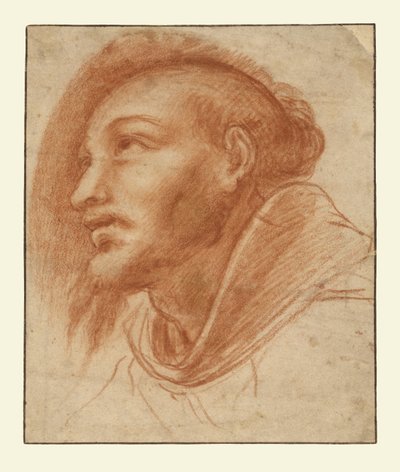 Studie eines Franziskanermönchs (möglicherweise Heiliger Franziskus) von Cerano (Giovanni Battista Crespi)