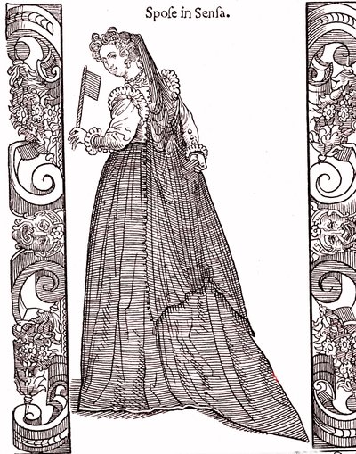 Eine Braut in Venedig zur Zeit der Himmelfahrt von Cesare (after) Vecellio