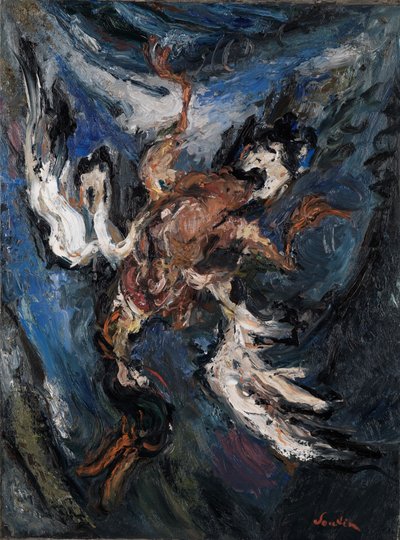 Ente auf blauem Grund von Chaim Soutine