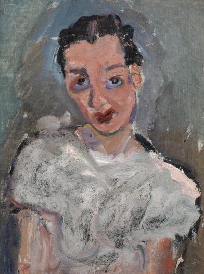Junge Frau in einer weißen Bluse von Chaim Soutine