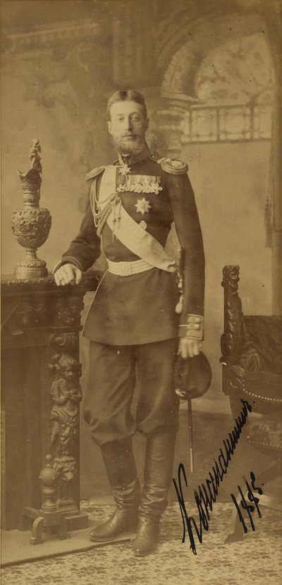 Porträt von Großherzog Konstantin Konstantinowitsch von Russland von Charles Bergamasco