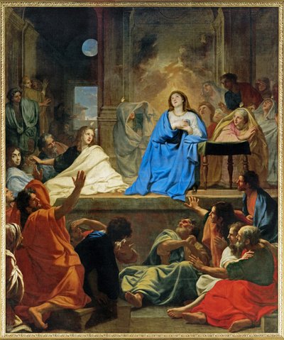 Die Herabkunft des Heiligen Geistes von Charles (attr. to) Le Brun