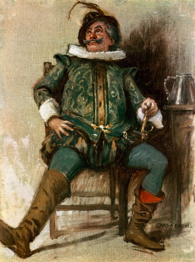 Zwölfte Nacht: Sir Toby Rülps, Mr. Lionel Brough von Charles A. Buchel