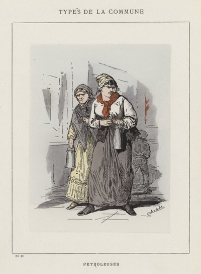 Petroleuses von Charles Albert d Arnoux Bertall