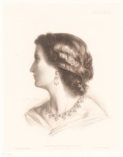 Porträt einer italienischen Frau von Charles Alphonse Paul Bellay