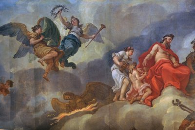Die Einführung des Ganymed in den Olymp von Charles Amedee Philippe van Loo