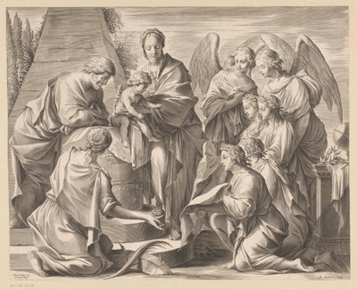 Erziehung Christi von Charles Audran