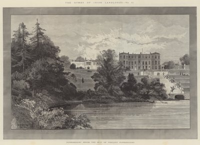 Powerscourt House, der Sitz von Viscount Powerscourt von Charles Auguste Loye