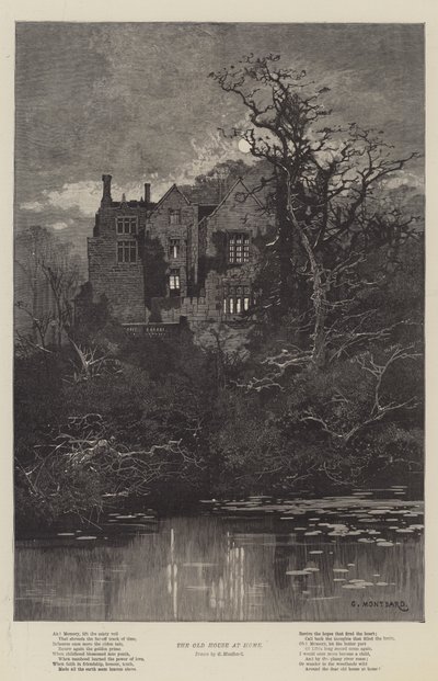 Das alte Haus zu Hause von Charles Auguste Loye