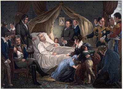 Tod Napoleons von Charles Auguste Steuben