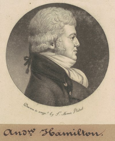 Andrew Hamilton von Charles B. J. Févret de Saint Mémin