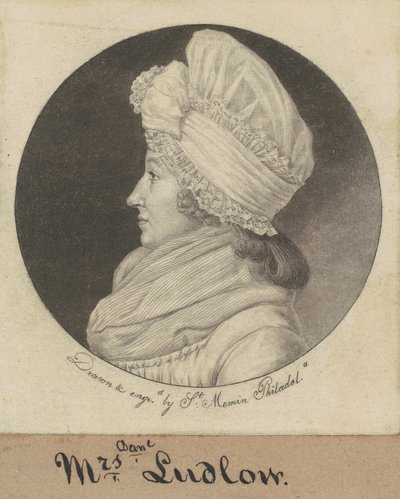 Arabella Duncan Ludlow von Charles B. J. Févret de Saint Mémin