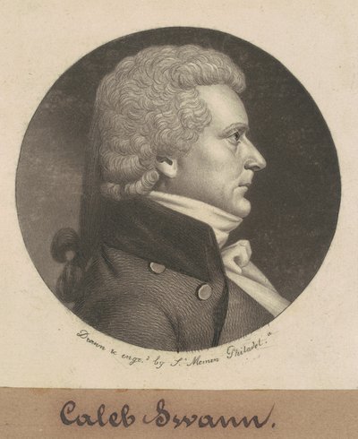 Caleb Swan von Charles B. J. Févret de Saint Mémin