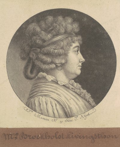 Catherine Keteltas Livingston von Charles B. J. Févret de Saint Mémin
